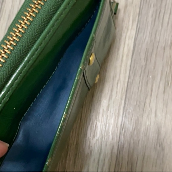 *RARE* Coach Vintage Green Zip-around Wallet “Zoe” - Picture 5 of 8